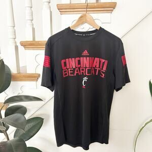 Cincinnati bearcats adidas athletic black shirt size M